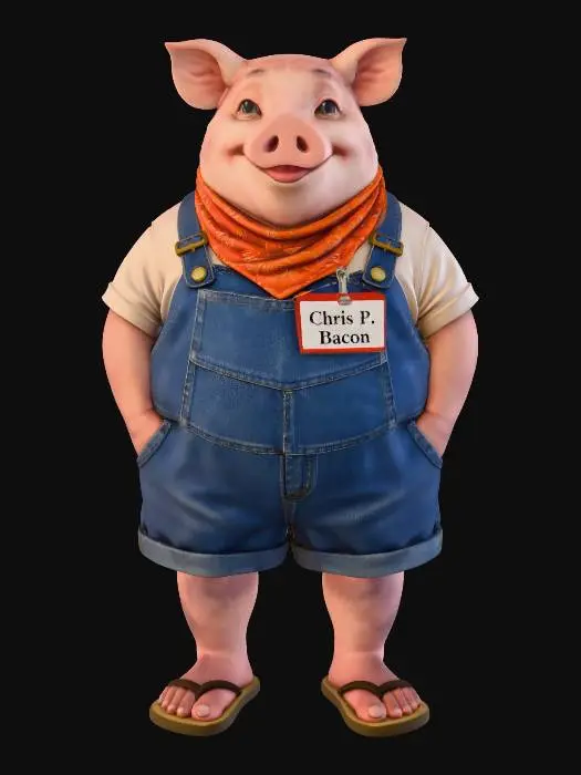 3D model for Chris P. Bacon