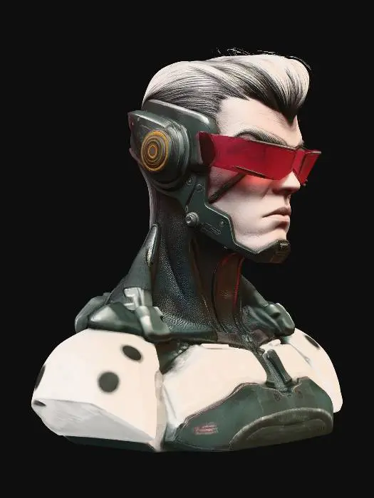 3D model for Crimson Visor