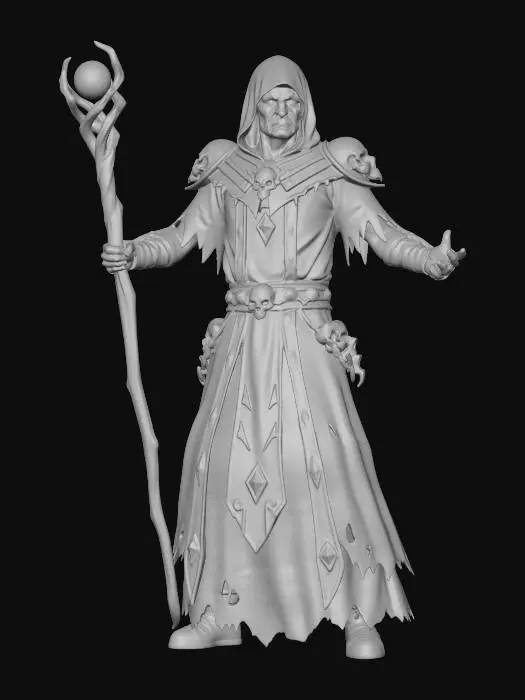 3D model for Violet Necromancer