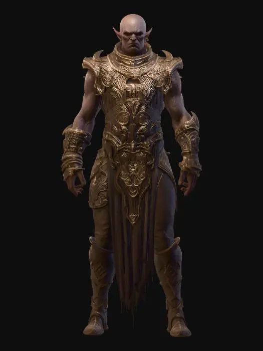 3D model for Auric Warlord