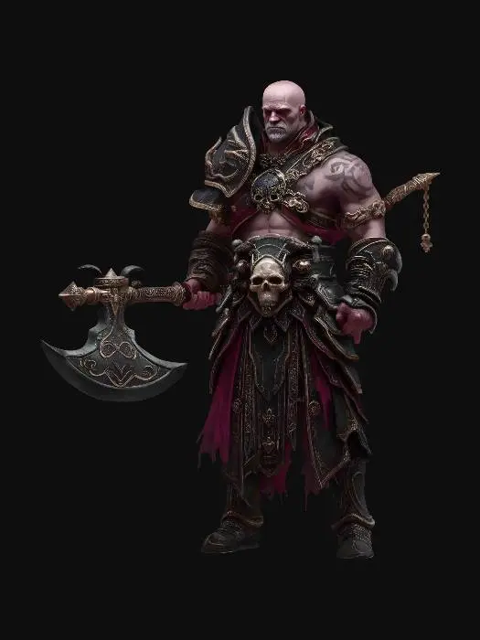 3D model for Skullbound Warlord
