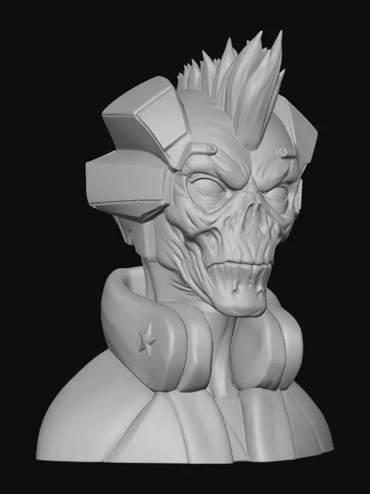 3D model for Neon Skull Vanguard