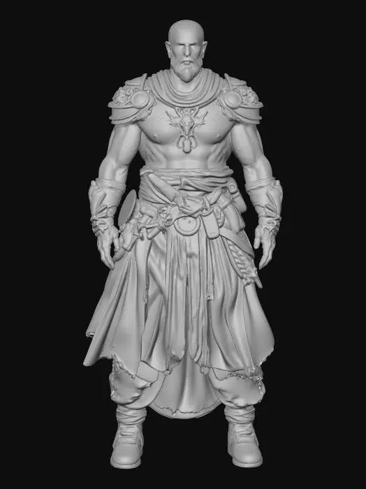 3D model for Crimson Warlord