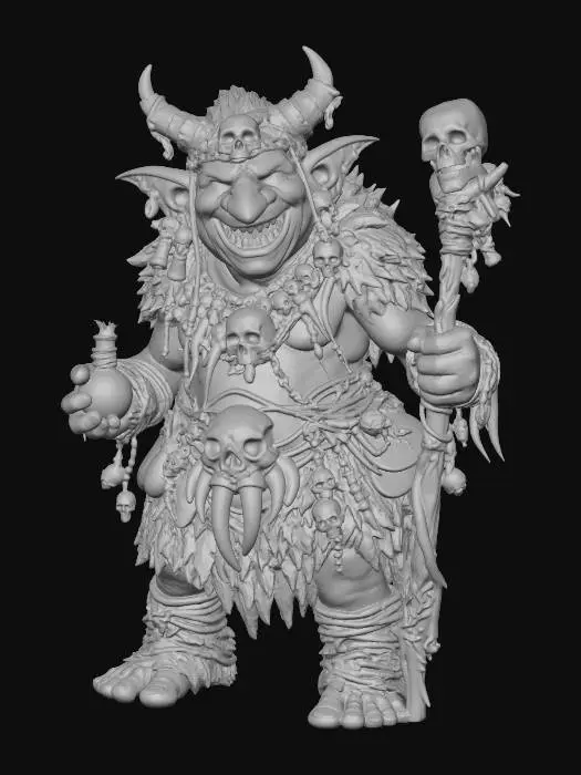 3D model for Skullbound Shaman