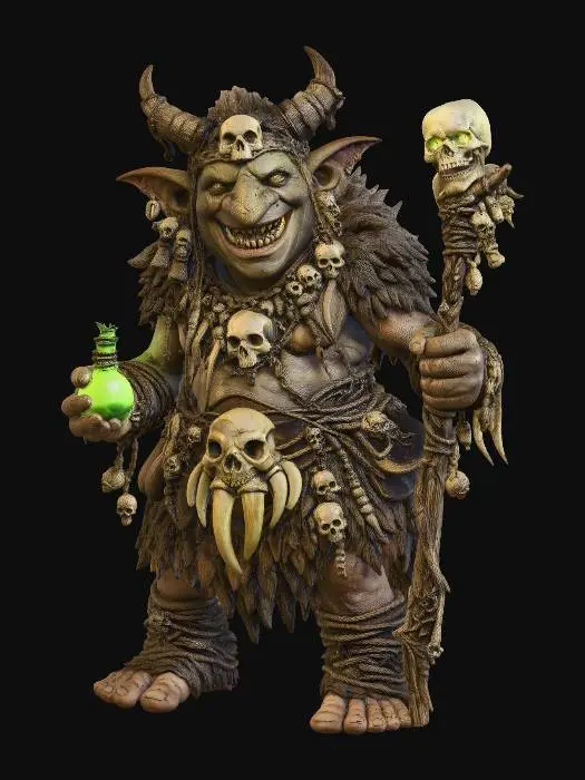 3D model for Skullbound Shaman