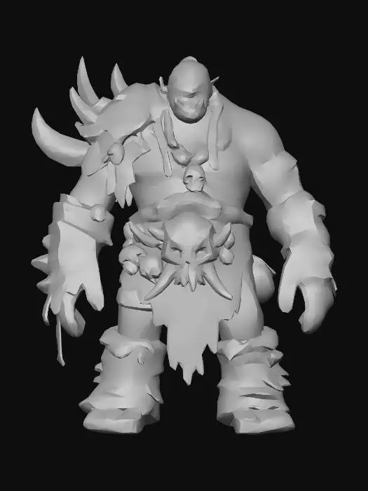 3D model for Skullbound Warlord