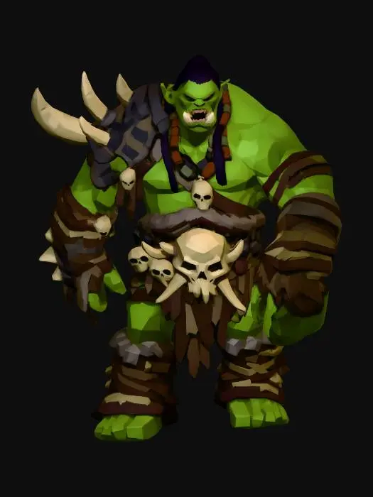 3D model for Skullbound Warlord