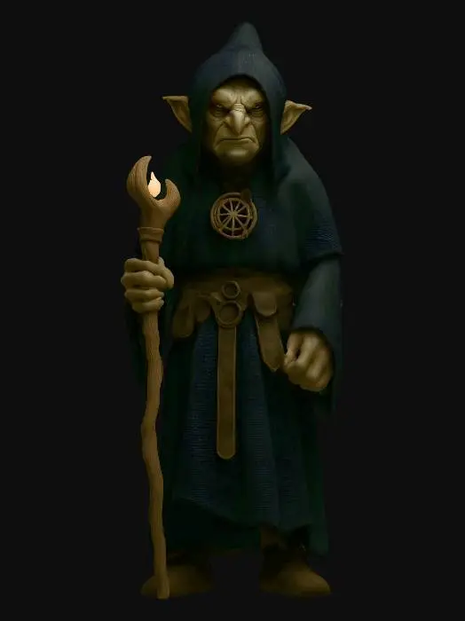 3D model for Emberbound Goblin Sage