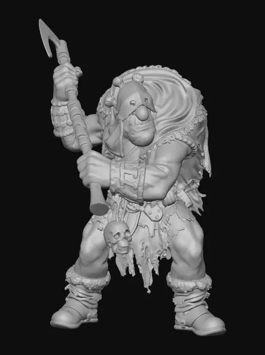 3D model for Skullbound Berserker