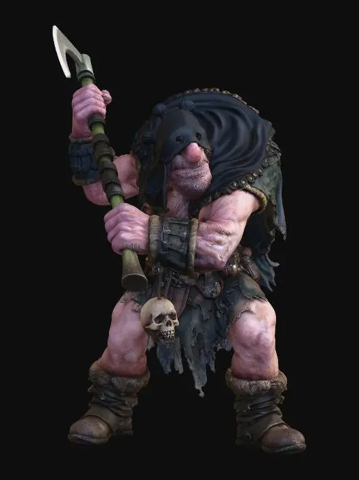 3D model for Skullbound Berserker