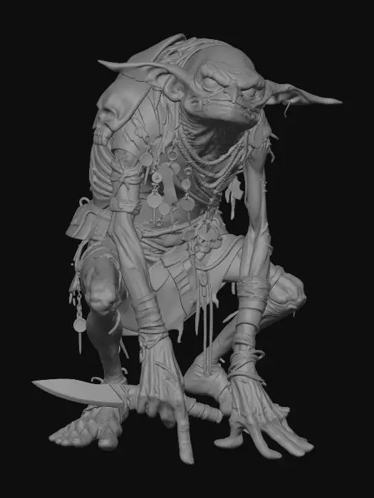 3D model for Relicbound Goblin Warlord