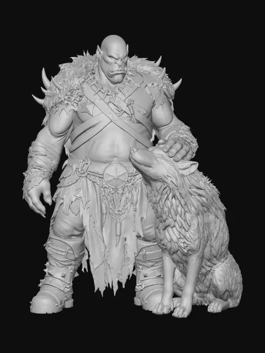 3D model for Warlord and Wolf