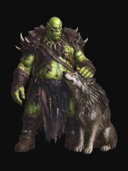 3D model for Warlord and Wolf