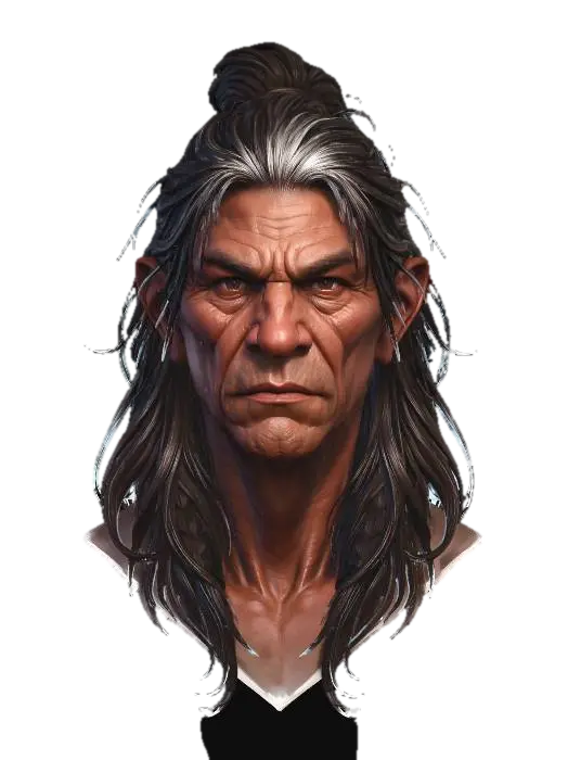 Weathered Elder - Robes 3D model, vytvořený pomocí AI