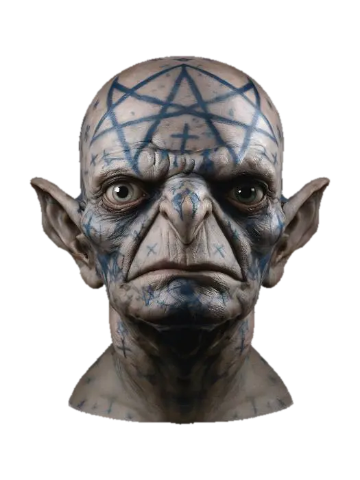 Glyphbound - Rune 3D model, vytvořený pomocí AI