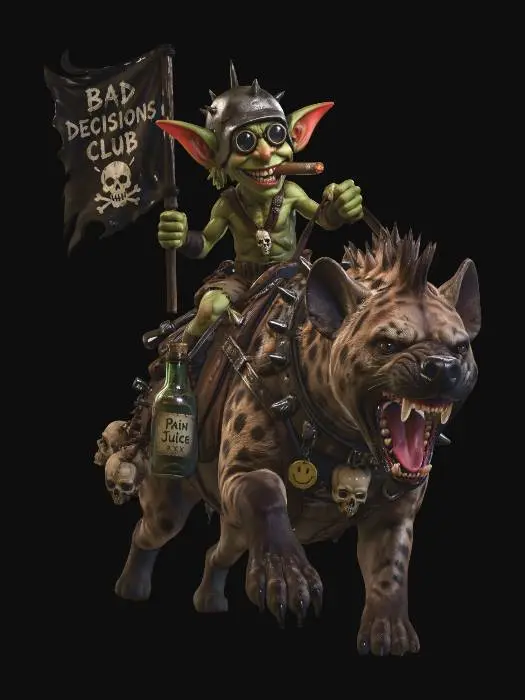 3D model for Bad Decisions Club