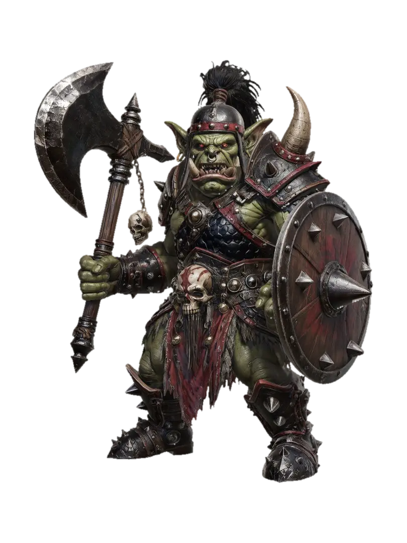 Ironskull Warlord AI 생성 3D 모델