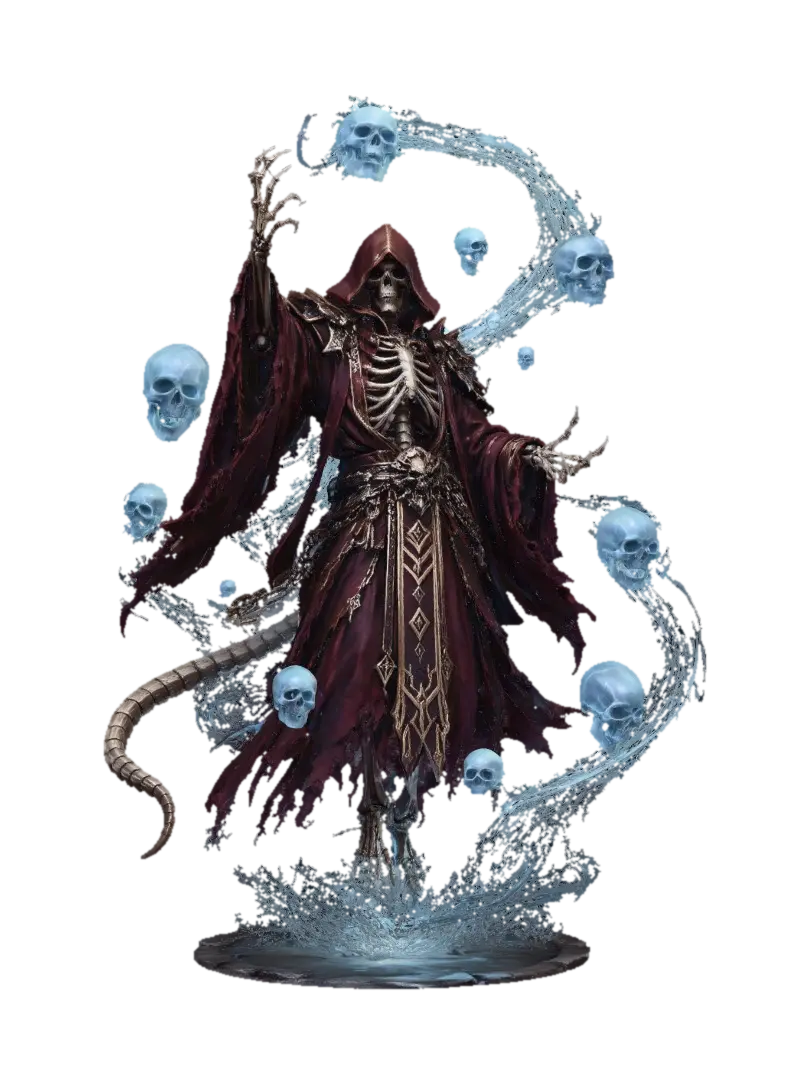 Harbinger of the Azure Skull Circle yapay zekâ ile oluşturulmuş 3D model