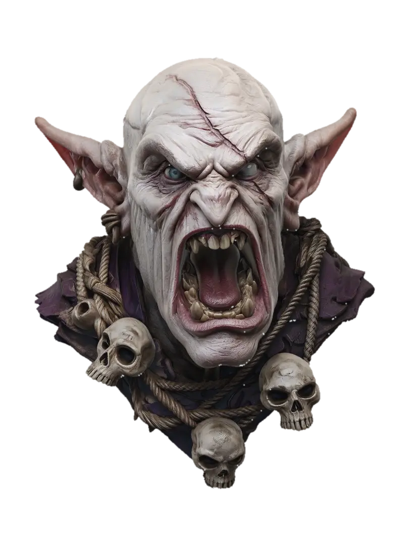 Skullbound Warlord AI 생성 3D 모델