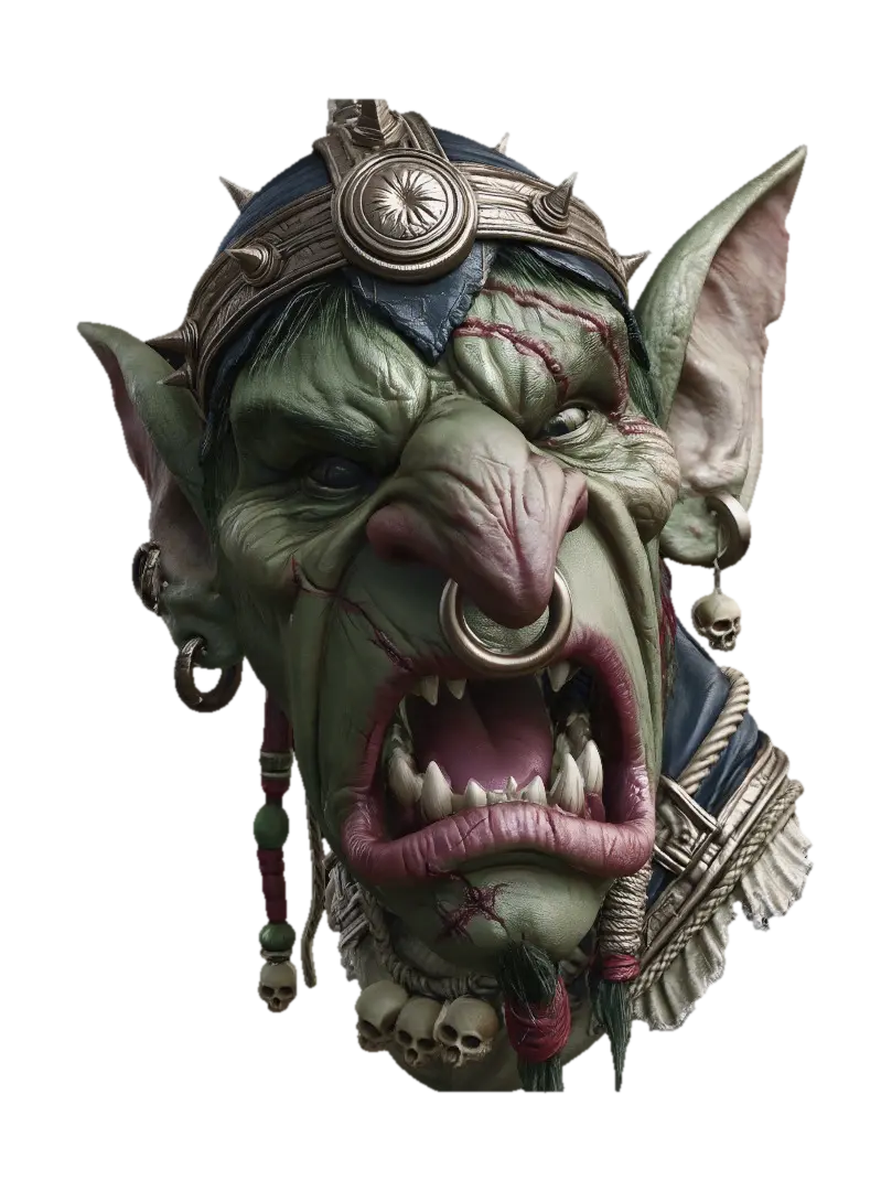 Goblin King 的 AI 生成 3D 模型