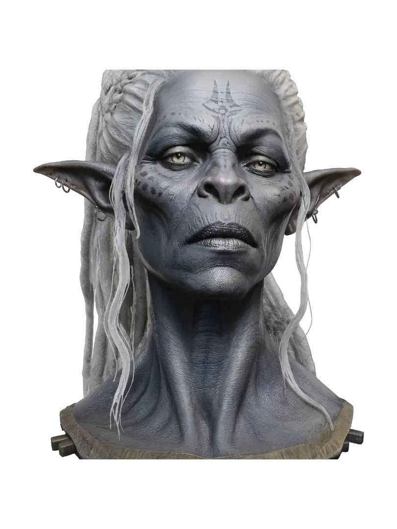 Azure Oracle 3D model, vytvořený pomocí AI
