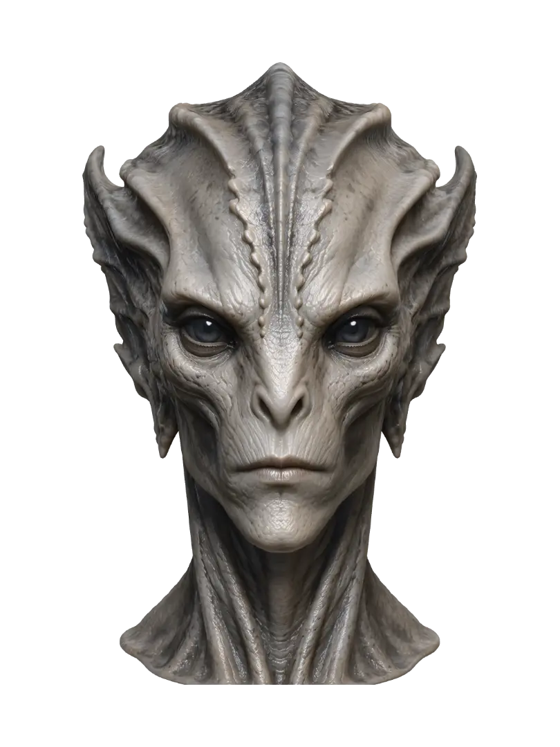 Serpentine Emissary 3D model, vytvořený pomocí AI