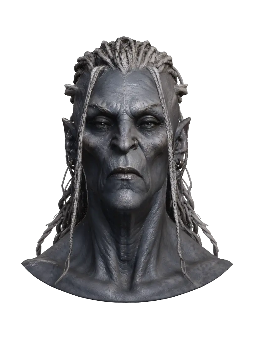 Azure Oracle 3D model, vytvořený pomocí AI