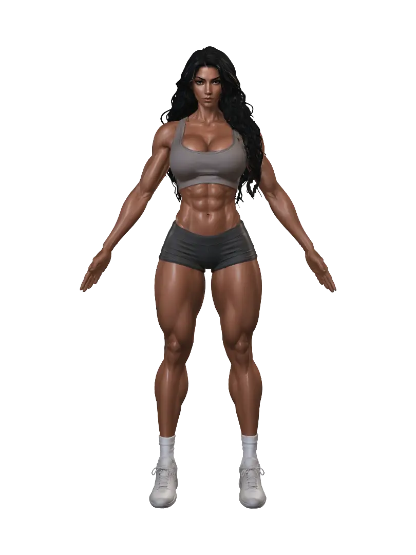 Strength in Symmetry - Balance 3D model, vytvořený pomocí AI