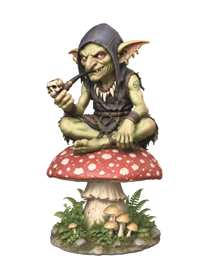 mario's smoke - Fantastical 3D model, vytvořený pomocí AI