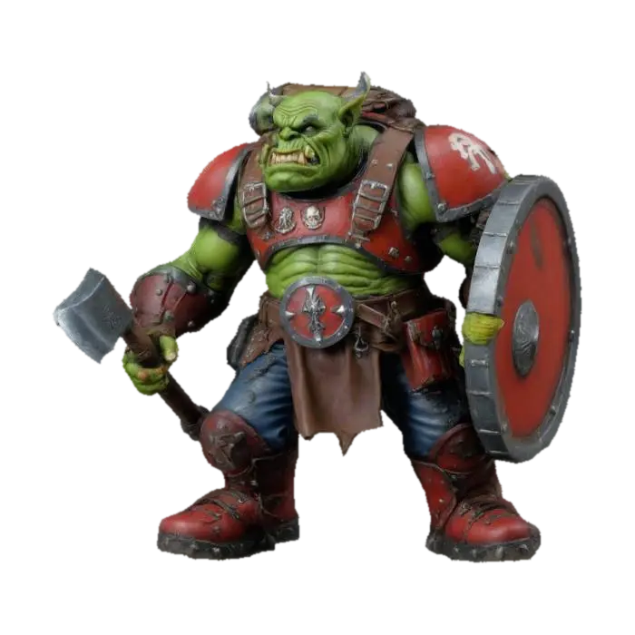 ork from warhammer 40k - Warhammer40k 3D model, vytvořený pomocí AI