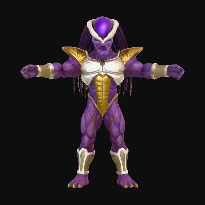 3D model for Alien Conqueror, #PBR#