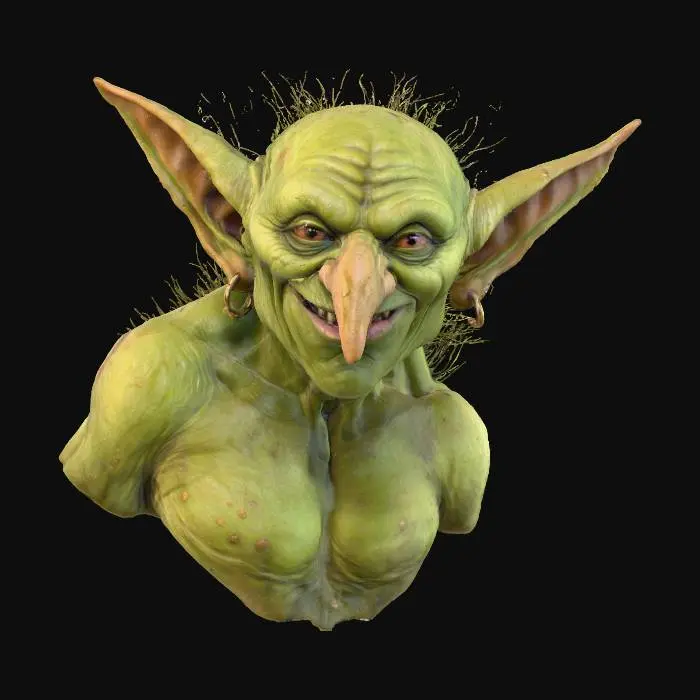 3D model for Grinning Goblin, #villain#