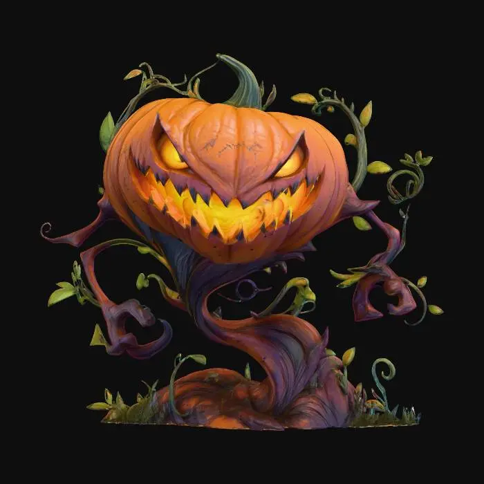3D model for Pumpkin Entwined, #Halloween2025#