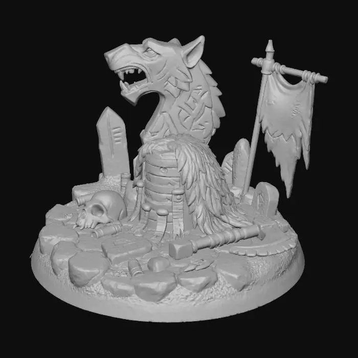 3D model for Wolf's Altar