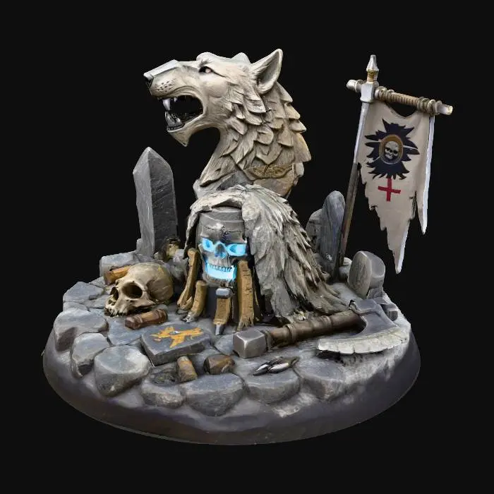3D model for Wolf's Altar