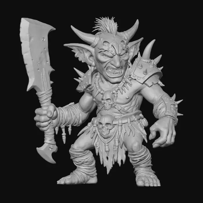3D model for Goblin Warlord