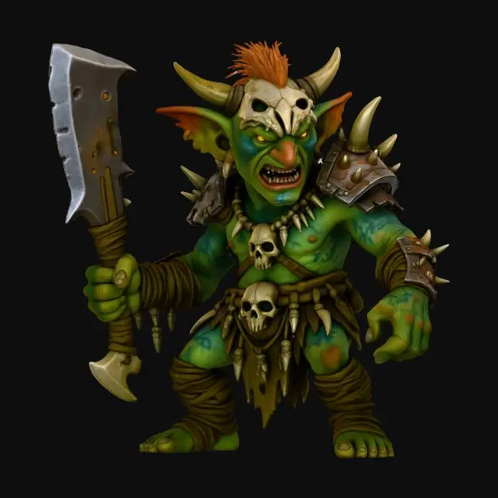 3D model for Goblin Warlord