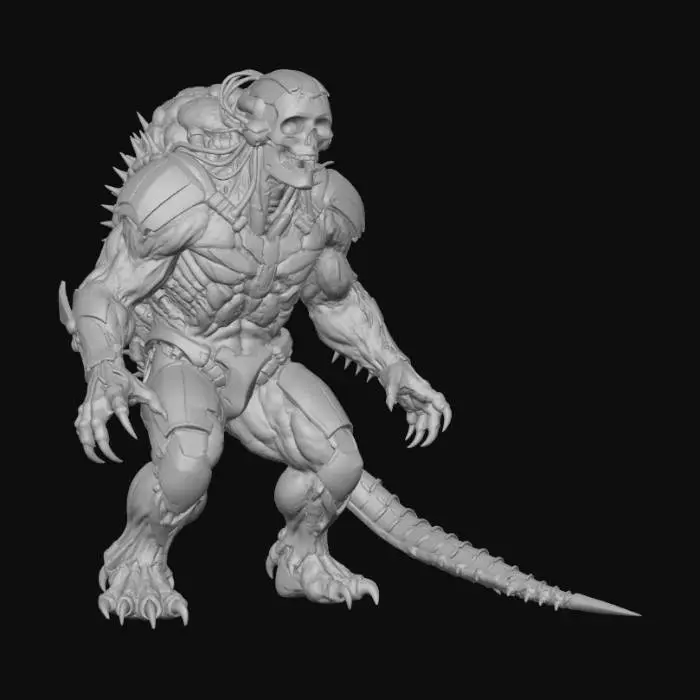 3D model for Cybernetic Behemoth