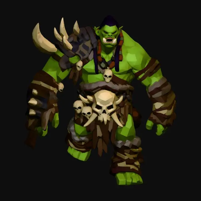 3D model for Skullbound Warlord