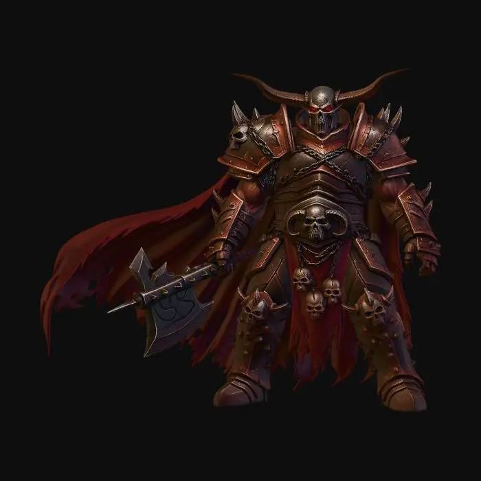 3D model for Iron Skull Warlord