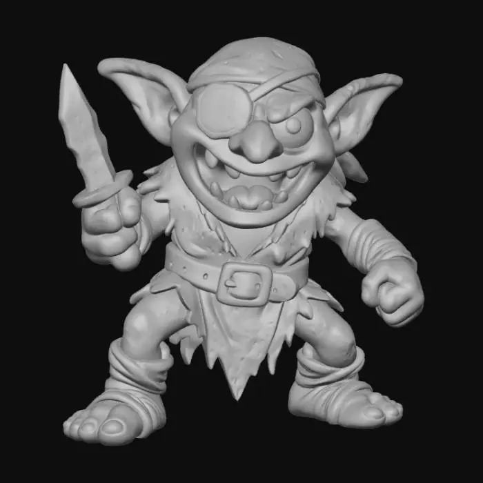 3D model for Goblin Warrior