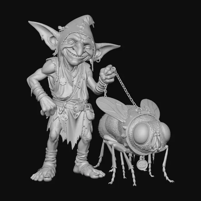 3D model for Goblin and the Buzz Fly
