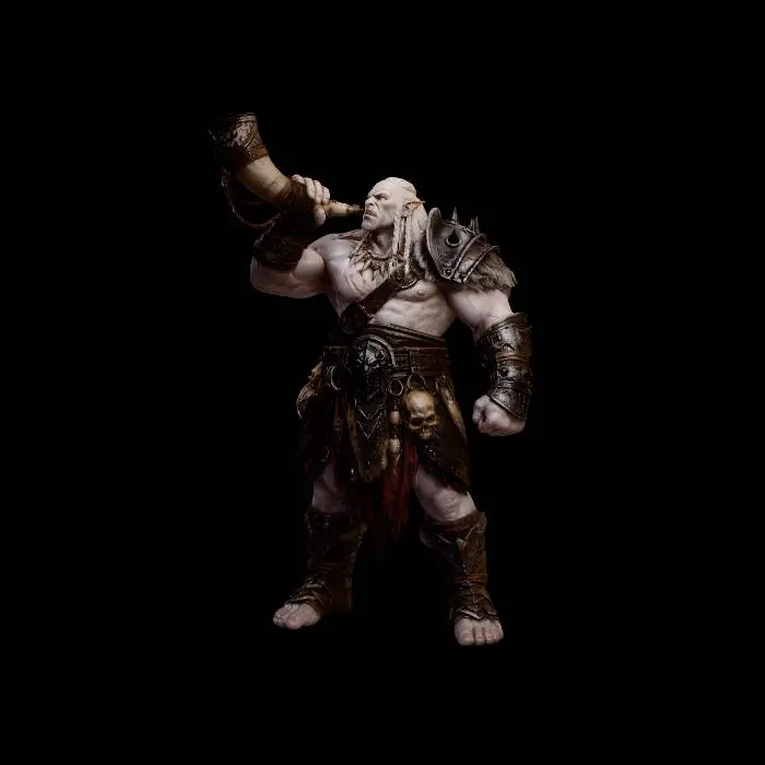 3D model for Skullbound Berserker