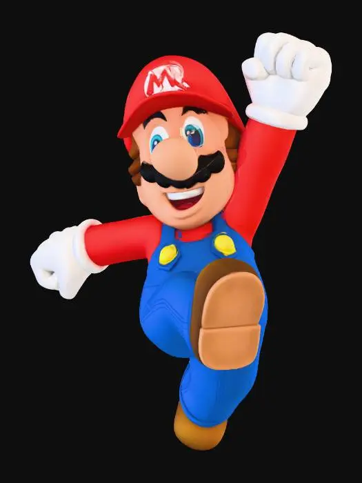 3D model for Mario Jumping