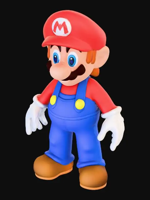 3D model for super mario bros