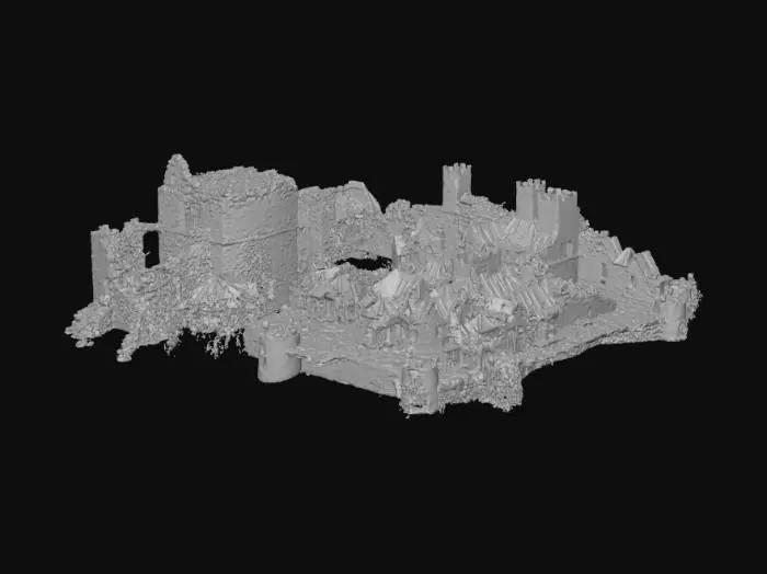 3D model for Medieval Ruins