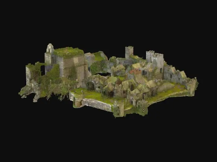 3D model for Medieval Ruins