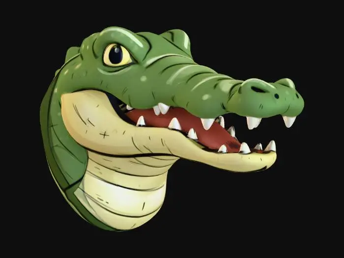 3D model for Alligator Smile