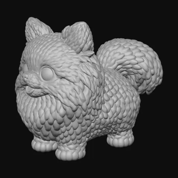 3D model for Happy Puppy Princess