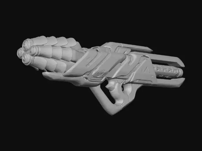 3D model for Adas Quarian Anti-Synthetic Rifle